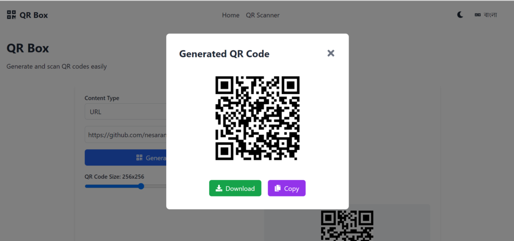 QR Box: Seamless QR Code Scanning and Generation with Modern Web ...